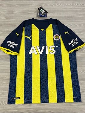 New! Puma 2021/22 Fenerbahce SK Fener Soccer Jersey Super Lig Men’s Size Large
